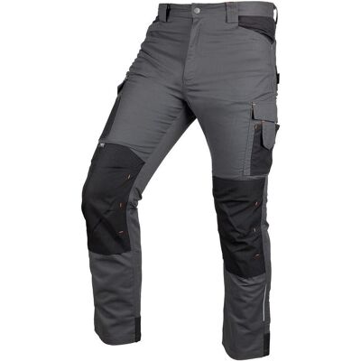 Topex, Arbeitshose, Mix&Match Arbeitshose, Canvas, Cordura-Verstärkungen, grau/schwarz, Grösse S (S) Topex, Arbeitshose, Mix&Match Arbeitshose, Canvas, Cordura-Verstärkungen, grau/schwarz, Grösse S (S)