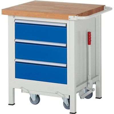 RAU, Werkbank + Arbeitsbock, Werkbank Fg Modell 8157 B 750xT 700xH 880mm (75 cm, 70 cm) RAU, Werkbank + Arbeitsbock, Werkbank Fg Modell 8157 B 750xT 700xH 880mm (75 cm, 70 cm)