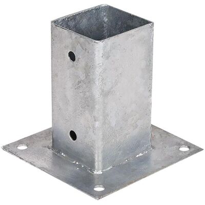 Faura, Sonnenschirmständer, Fuss für Sonnenschirm f50003 karriert Verzinkter Stahl 9 x 9 x 15 cm M10 Faura, Sonnenschirmständer, Fuss für Sonnenschirm f50003 karriert Verzinkter Stahl 9 x 9 x 15 cm M10