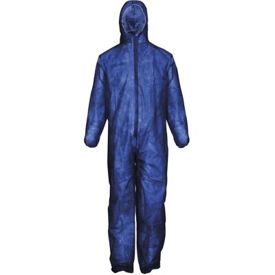 Magni, Schutzanzug + Arbeitsoverall, ASATEX Polypropylen Schmutzschutzoverall PP-3, blau, Gr. XL (50 Stück) (XL) Magni, Schutzanzug + Arbeitsoverall, ASATEX Polypropylen Schmutzschutzoverall PP-3, blau, Gr. XL (50 Stück) (XL)