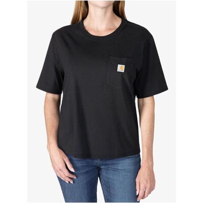 Carhartt, Arbeitsoberteil, Koszulka Lightweight Black (S) Carhartt, Arbeitsoberteil, Koszulka Lightweight Black (S)