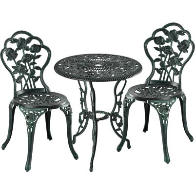 Relaxdays, Gartentisch + Balkontisch, 3-tlg. Gartenmöbel-Set (60 x 69 cm) Relaxdays, Gartentisch + Balkontisch, 3-tlg. Gartenmöbel-Set (60 x 69 cm)