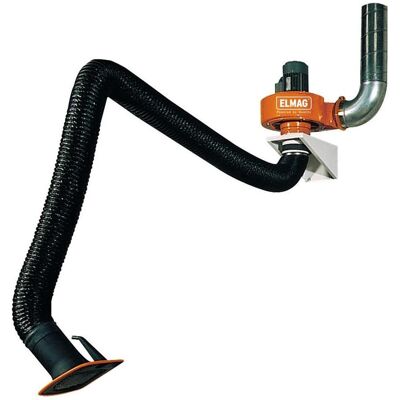 Elmag, Industriestaubsauger, Abluftset mit Absaugarm 3m in Schlauchausf. (Absauganlage) Elmag, Industriestaubsauger, Abluftset mit Absaugarm 3m in Schlauchausf. (Absauganlage)