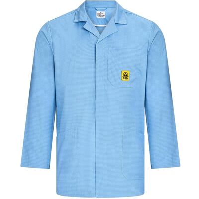Safeguard, Arbeitsjacke, ESD-Arbeitsmantel Pro Line, unisex, kurz, 146 g/m², hellblau, XS (XS) Safeguard, Arbeitsjacke, ESD-Arbeitsmantel Pro Line, unisex, kurz, 146 g/m², hellblau, XS (XS)