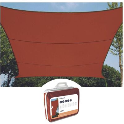 Perel Sonnensegel, SONNENSEGEL - QUADRATISCH - 5 x 5 m - FARBE: TERRACOTTA (500 x 500 cm) Perel Sonnensegel, SONNENSEGEL - QUADRATISCH - 5 x 5 m - FARBE: TERRACOTTA (500 x 500 cm)