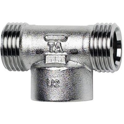 Imi Hydronic Engineering, Zubehör Sanitärinstallation, Tee kompression TA 1/2 nippel/muffe/nippel Imi Hydronic Engineering, Zubehör Sanitärinstallation, Tee kompression TA 1/2 nippel/muffe/nippel