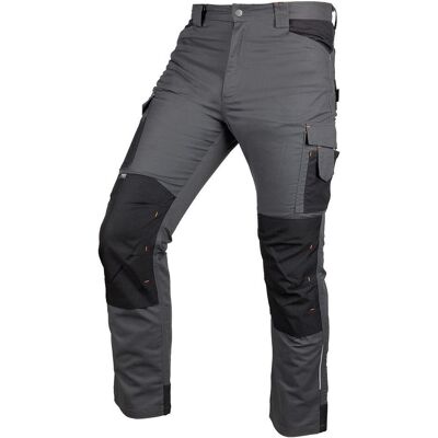 Topex, Arbeitshose, Mix&Match Arbeitshose, Canvas, Cordura-Verstärkungen, grau/schwarz, Grösse L (L) Topex, Arbeitshose, Mix&Match Arbeitshose, Canvas, Cordura-Verstärkungen, grau/schwarz, Grösse L (L)