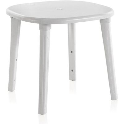Shaf, Gartentisch + Balkontisch, Oval table cancun, white, for outdoor use, 80 x 80 x 73 cm (80 x 80 x 73 cm) Shaf, Gartentisch + Balkontisch, Oval table cancun, white, for outdoor use, 80 x 80 x 73 cm (80 x 80 x 73 cm)