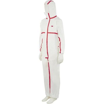 3M Schutzanzug + Arbeitsoverall, Schutzanzug 4565 weiss/rot, Typ 4/5/6 Grösse L (L, 1x) 3M Schutzanzug + Arbeitsoverall, Schutzanzug 4565 weiss/rot, Typ 4/5/6 Grösse L (L, 1x)