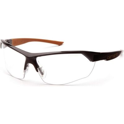 Carhartt, Schutzbrille + Gesichtsschutz, Transparente Schutzbrille mit halbem Rahmen Carhartt, Schutzbrille + Gesichtsschutz, Transparente Schutzbrille mit halbem Rahmen