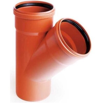 Wavin Zubehör Sanitärinstallation, Outdoor drainage tee, d, 110, 45* Wavin Zubehör Sanitärinstallation, Outdoor drainage tee, d, 110, 45*