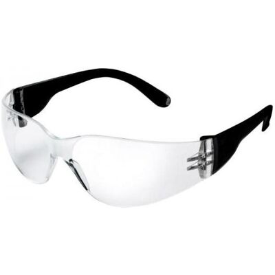 Elmag, Schutzbrille + Gesichtsschutz, - Schutzbrille farblos schwarz & Logo PC2mm kratzfest & antifog Elmag, Schutzbrille + Gesichtsschutz, - Schutzbrille farblos schwarz & Logo PC2mm kratzfest & antifog