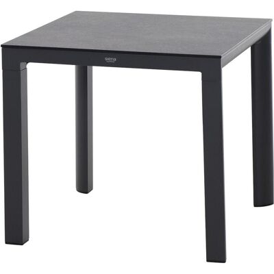 Siena Garden, Gartentisch + Balkontisch, Silva Dining Tisch 80x80cm matt anthrazit / HPL titan (80 x 80 x 74 cm) Siena Garden, Gartentisch + Balkontisch, Silva Dining Tisch 80x80cm matt anthrazit / HPL titan (80 x 80 x 74 cm)