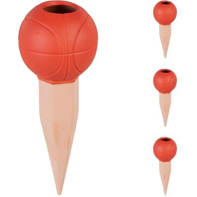 Relaxdays, Bewässerungskugeln + Tonkegel, 4x Basketball-Tonkegel (Tonkegel) Relaxdays, Bewässerungskugeln + Tonkegel, 4x Basketball-Tonkegel (Tonkegel)