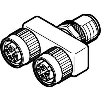 Festo, Rohrverbindungstechnik, NEDU-M12D4-M12T4-IS 562248 T-STECKVERBIND. Festo, Rohrverbindungstechnik, NEDU-M12D4-M12T4-IS 562248 T-STECKVERBIND.