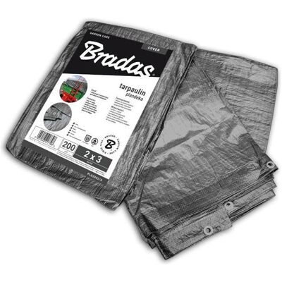 Bradas, Abdeckplane, Plandeka wzmacniana GRAY 6 x 10m 200 g. (10 x 6 m) Bradas, Abdeckplane, Plandeka wzmacniana GRAY 6 x 10m 200 g. (10 x 6 m)