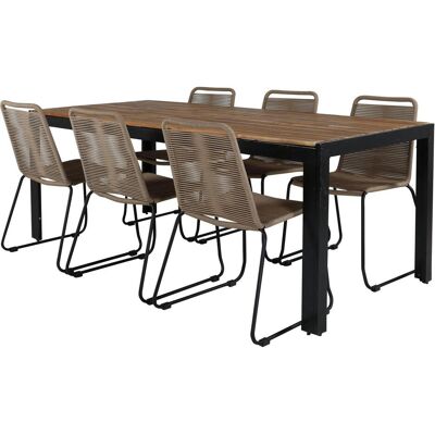 Venture Home, Gartentisch + Balkontisch, Bois, Lindos (205 x 90 x 76 cm) Venture Home, Gartentisch + Balkontisch, Bois, Lindos (205 x 90 x 76 cm)