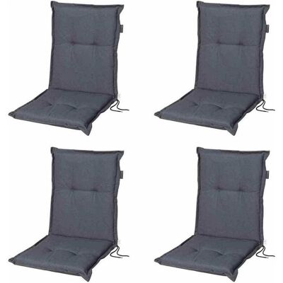 Allibert, Sitzkissen, Set 4x Pana. grau A nied 50% BW 45% Polyester (105 x 50 cm) Allibert, Sitzkissen, Set 4x Pana. grau A nied 50% BW 45% Polyester (105 x 50 cm)