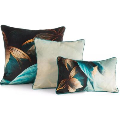 Eurofirany, Dekokissen, EVA MINGE MINGE 5 Kissenbezug aus luxuriösem Samt mit Designerdruck und Paspelierung an den Rändern (45 x 45 cm) Eurofirany, Dekokissen, EVA MINGE MINGE 5 Kissenbezug aus luxuriösem Samt mit Designerdruck und Paspelierung an den Rändern (45 x 45 cm)