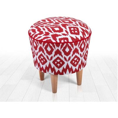 Atelier del Sofa Pouffe Rot Weiß - Pouffe Atelier del Sofa Pouffe Rot Weiß - Pouffe