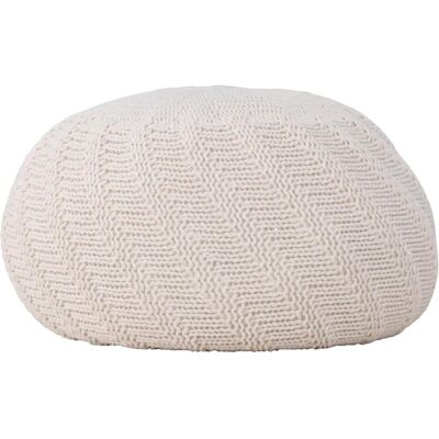 SoffaDirekt Sasha Puff 45 Offwhite - Sofa SoffaDirekt Sasha Puff 45 Offwhite - Sofa