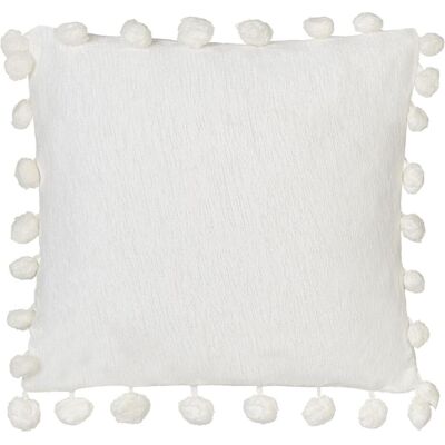 Beliani Set mit 2 Kissen - Modernes Weiß Polyester Dekor Beliani Set mit 2 Kissen - Modernes Weiß Polyester Dekor