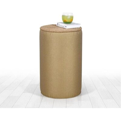 Atelier del Sofa Puff Philicum - Gold - Pouf - Rund - 52cm Atelier del Sofa Puff Philicum - Gold - Pouf - Rund - 52cm