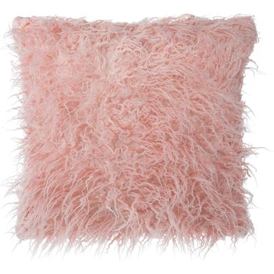 Beliani - Rosa Faux-Fell Kissen Set 2 - 45x45cm - Kissen Beliani - Rosa Faux-Fell Kissen Set 2 - 45x45cm - Kissen