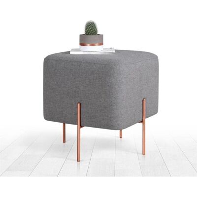 Atelier del Sofa Kupfer 63 - Grau - Hocker Atelier del Sofa Kupfer 63 - Grau - Hocker