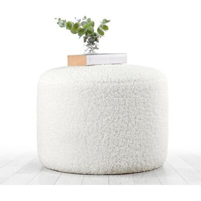 Atelier del Sofa Weiß Faux Pelz Hocker - Pouffe Atelier del Sofa Weiß Faux Pelz Hocker - Pouffe