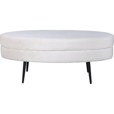 Venture Home Otto Samt-weißer Hocker - Product Type Venture Home Otto Samt-weißer Hocker - Product Type