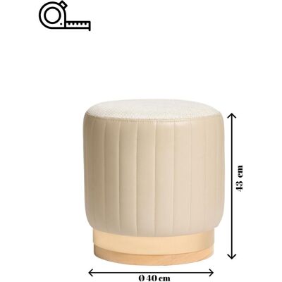 Atelier del Sofa, Hocker + Pouf, Nordica Tuffet Atelier del Sofa, Hocker + Pouf, Nordica Tuffet