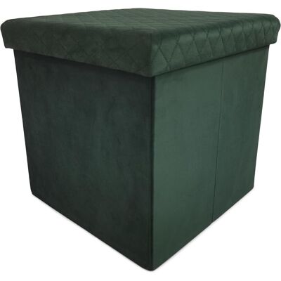 Domoletti, Hocker + Pouf, Pouf Mateo, green, 38 cm x 38 cm x 38 cm Domoletti, Hocker + Pouf, Pouf Mateo, green, 38 cm x 38 cm x 38 cm