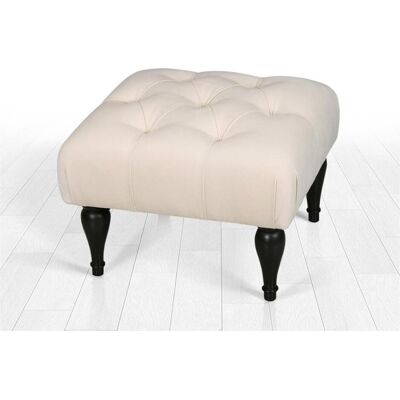 Atelier del Sofa Creme Samt Pouffe - Hocker Atelier del Sofa Creme Samt Pouffe - Hocker