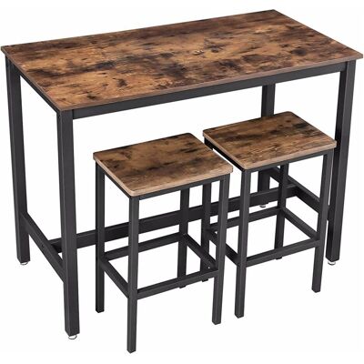 Vasagle, Bartisch, Havanna Set (120 x 60 x 90 cm) Vasagle, Bartisch, Havanna Set (120 x 60 x 90 cm)