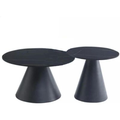 Home123, Couchtisch + Beistelltisch, PALIN Couchtisch - 2-teilig (schwarz) Home123, Couchtisch + Beistelltisch, PALIN Couchtisch - 2-teilig (schwarz)