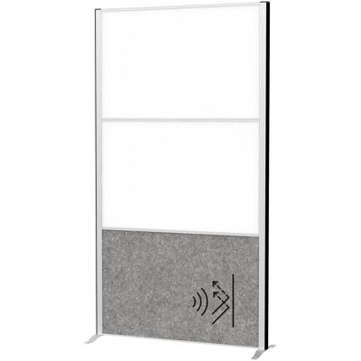 Maul, Trennwand, Akustik-Trennwand MAULconnecto 9622095 dunkelgrau, weiss 100,0 x 182,0 cm (100 x 182 cm) Maul, Trennwand, Akustik-Trennwand MAULconnecto 9622095 dunkelgrau, weiss 100,0 x 182,0 cm (100 x 182 cm)