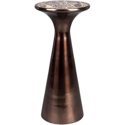 Dutchbone Kompakt Beistelltisch - Vintage, Marmor & Aluminium Dutchbone Kompakt Beistelltisch - Vintage, Marmor & Aluminium