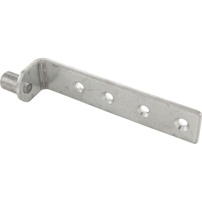 Junie, Tischplatte, Drehlager gerade 93 x 20 mm, Zapfen ø 10 mm x 12 mm, Stahl blau verzinkt Junie, Tischplatte, Drehlager gerade 93 x 20 mm, Zapfen ø 10 mm x 12 mm, Stahl blau verzinkt