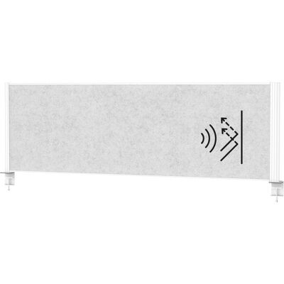 Maul, Trennwand, Tisch-Trennwand MAULconnecto 160x50cm Akustik h.gr/ws (160 x 51.50 cm) Maul, Trennwand, Tisch-Trennwand MAULconnecto 160x50cm Akustik h.gr/ws (160 x 51.50 cm)