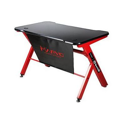 Marvo Gaming-Tisch DE-03, 120 x 66 cm, 73 cm, unterbeleuchtet, EOL, Gaming Tisch, Rot, Schwarz Marvo Gaming-Tisch DE-03, 120 x 66 cm, 73 cm, unterbeleuchtet, EOL, Gaming Tisch, Rot, Schwarz