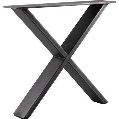 Simausrom 6504 - 450 mm Breite - 410 mm Höhe - Schutzlackierte Schwarze Stahl Tischbein und Gestell Simausrom 6504 - 450 mm Breite - 410 mm Höhe - Schutzlackierte Schwarze Stahl Tischbein und Gestell