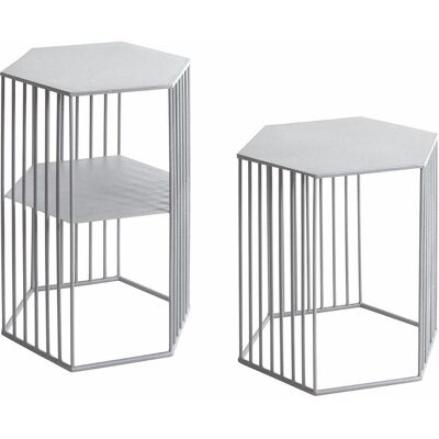 HAKU Möbel, Couchtisch + Beistelltisch, Beistelltisch 2er Set HAKU Möbel, Couchtisch + Beistelltisch, Beistelltisch 2er Set