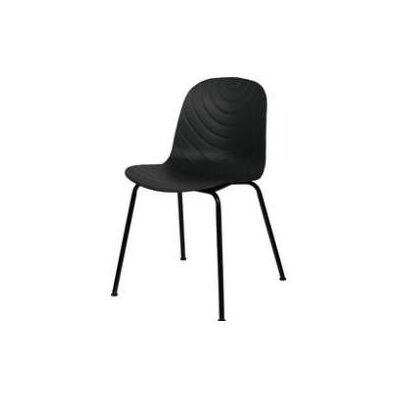 PAPERFLOW Vertigo Besucherstuhl - Schwarz - Kunststoff, Stahlgestell - 46cm H PAPERFLOW Vertigo Besucherstuhl - Schwarz - Kunststoff, Stahlgestell - 46cm H