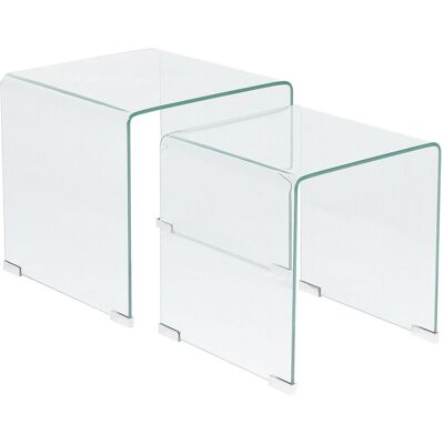 Beliani, Couchtisch + Beistelltisch, Kendall (42 x 42 x 42 cm) Beliani, Couchtisch + Beistelltisch, Kendall (42 x 42 x 42 cm)