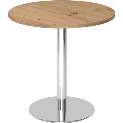 Hammerbacher, Schreibtisch, Besprechungstisch 80cm rund Asteiche/Chrom Hammerbacher, Schreibtisch, Besprechungstisch 80cm rund Asteiche/Chrom