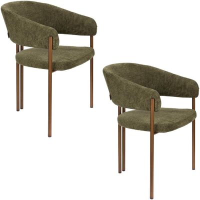 Dutchbone, Stühle, Naida Chair Green Dutchbone, Stühle, Naida Chair Green