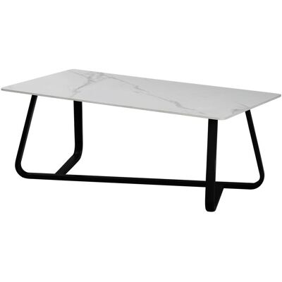 Home123, Couchtisch + Beistelltisch, Couchtisch RALOS weiss&gold (120 x 60 x 45 cm) Home123, Couchtisch + Beistelltisch, Couchtisch RALOS weiss&gold (120 x 60 x 45 cm)