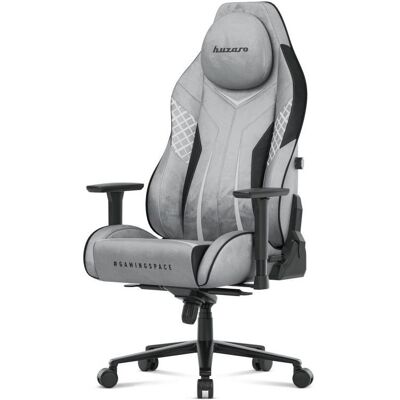 Huzaro Fotel gamingowy zamszowy Force 8.3 Grey, Gaming Stuhl, Grau Huzaro Fotel gamingowy zamszowy Force 8.3 Grey, Gaming Stuhl, Grau