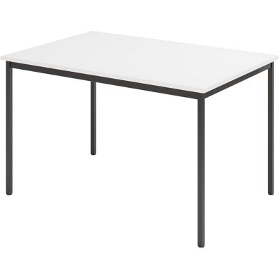 Hammerbacher, Schreibtisch, Besprechungstisch Fuss Vierk.120x80cm Weiss (120 x 80 x 72 cm) Hammerbacher, Schreibtisch, Besprechungstisch Fuss Vierk.120x80cm Weiss (120 x 80 x 72 cm)